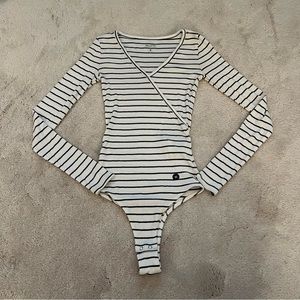 Hollister Striped Bodysuit